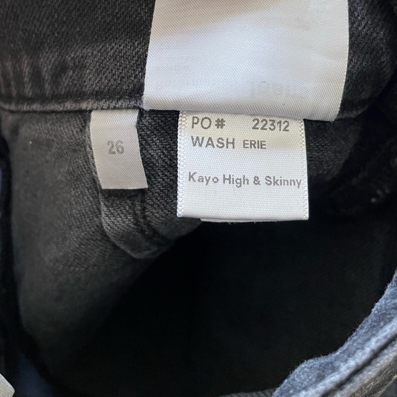 REFORMATION JEANS Kayo High & Skinny - Erie wash Size 26 - Picture 13 of 13